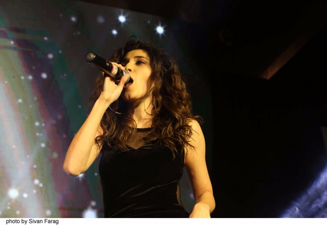 Singer Lina Makhoul entertains the guests